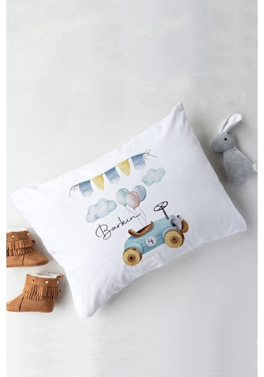 Lilabio %100 Organik Isme Özel Isimli 10lu Hastane Çıkışı Araba Ekru