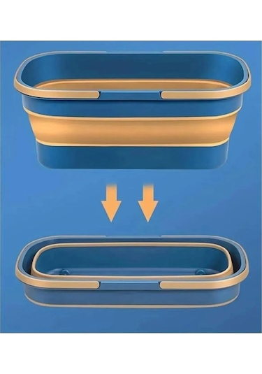 Kendinden Sıkmalı Mop Seti Kovalı Katlanabilir Tekerlekli Kova Kendinden Sıkmalı Mop Katlanabilir