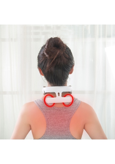 H62 Akıllı Nabız Çok Fonksiyonlu Boyun Aleti Şarj Boyun Masaj Cihazı Çok Renkli