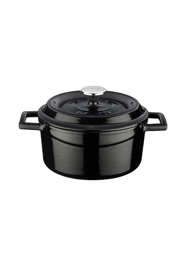 Lava Trendy Demir Döküm Mini Derin Tencere 16 Cm Siyah Lv Y Tc 16 K2 Bl Siyah