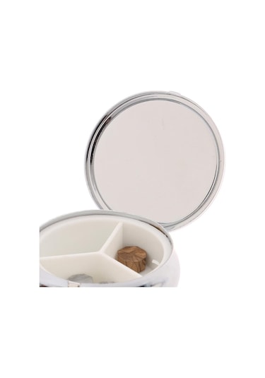 Tıp Organizatör Taşınabilir Hap Kutusu Makyaj Saklama Kabı Katlanır Hap Kutusu 4