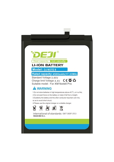 Xiaomi Redmi Note 8 Pro BM4J Batarya Mucize Batarya Deji