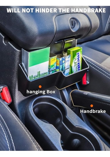 Wondernest 2025 Yükseltmesi Saklama Orta Lichen Kutusu, Konsol Jk Jeep Asma 2011-2018 İçin Pratik Ve Şık Depolama Çözümü Siyah