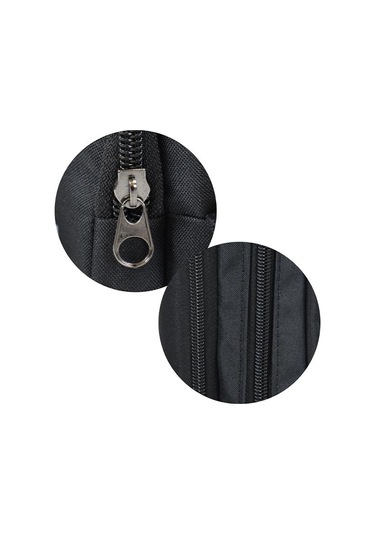 Tebag İki Gözlü Siyah Kalem Çantası Siyah