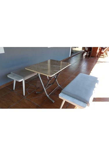 Dekoratif Katlanır Masa Bahçe Ve Çalışma Masası 60 90 Kahve