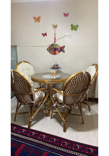 Şirin 4'lü Yemek Takımı Açık Kahverengi