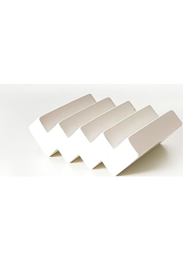 Dekoratif Beton Sabunluk Dayanıklı, El Yapımı, Modern Tasarım Banyo Dekorasyon Ürünü Gri Beyaz