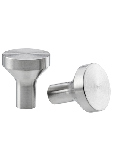 Ikea Bagganäs Topuz 21 Mm, 2 Adet Gümüş