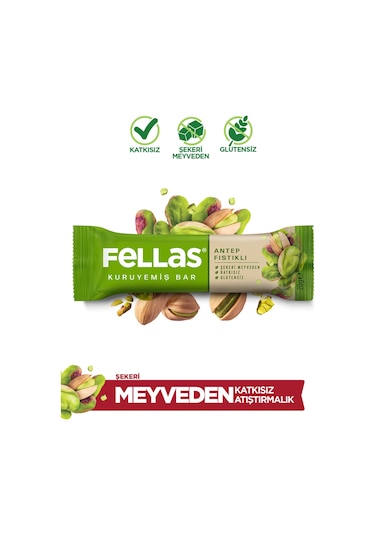 Antep Fıstıklı Kuruyemiş Bar 20g X 12 Adet