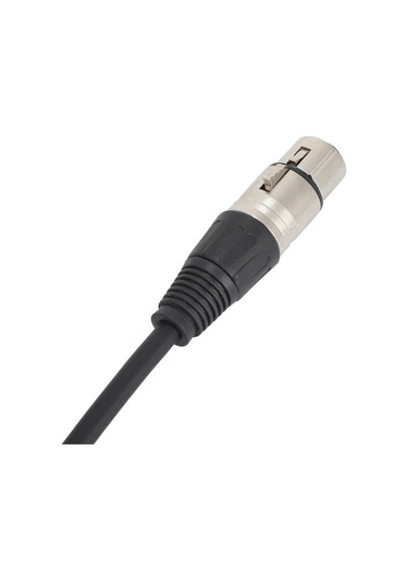 10 Metre Xlr Mikrofon Kablosu Siyah Erkek Dişi Ses Kablosu