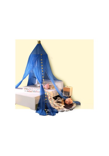 Suntek Çocuklar Prenses Oyun Çadırı Bebek Odası Koyu-mavi