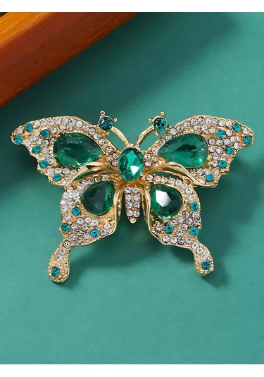 Bijoubijou Broş Takı Kelebek 250533543 Altın Rengi