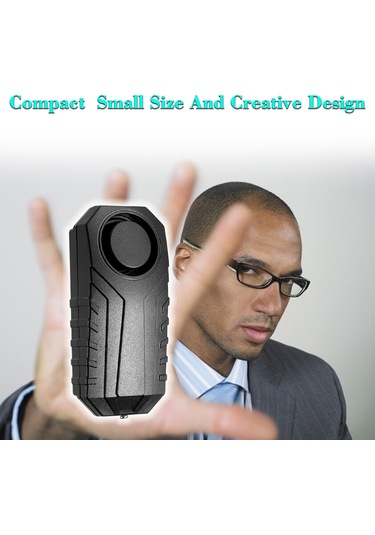 Tenfowee Bisiklet Ve Elektrikli Araçlar İçin Su Geçirmez Titreşim Alarmı, 113db Ses, 6 Zil Sesi, Uzaktan Kumandalı.