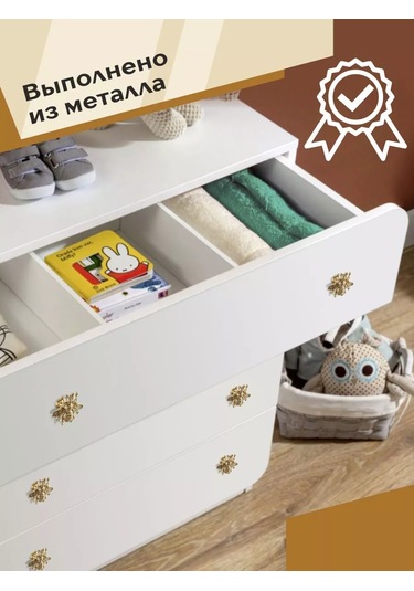 Centr Mebel'noj Furnitury Mobilya Düğme Sapı 4 Adet Altın 207418968 Altın Rengi