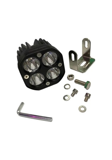 40w Sarı Işık Motosiklet Led Spot Far Araba Ön Tampon Işık Off-road Araç Modifiye Çatı Işık