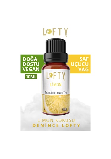 Lofty Limon Uçucu Yağ Buhurdanlık Esansı 10 ML