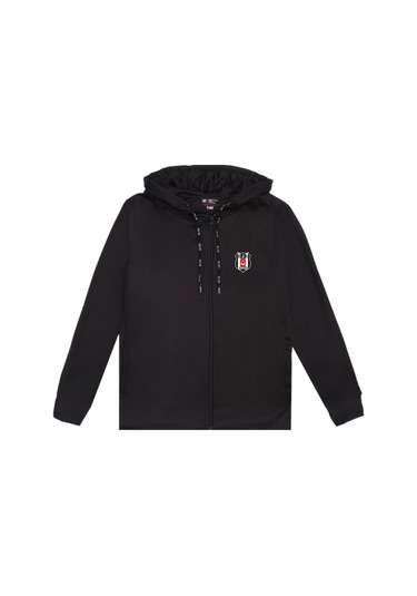 Beşiktaş Lisanslı Spor Okulları Siyah Yetişkin Sweat