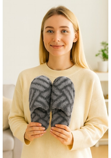 3'lü Paket Terra Kapalı Kadın Terlik Ev Terliği Paket Ürün