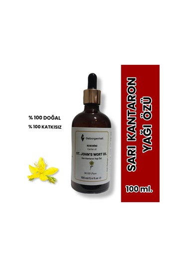 Geborgenheit Sarı Kantaron Yağı Özü 100 ML