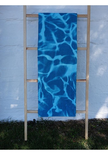 Kadife 100x180 Cm Desenli Modern Plaj Havlusu Baveno Desen001