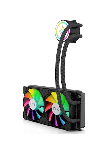 Inca Iss-02xn Intel/amd 2x120mm Argb Led Fanlı Am5 Control Remote