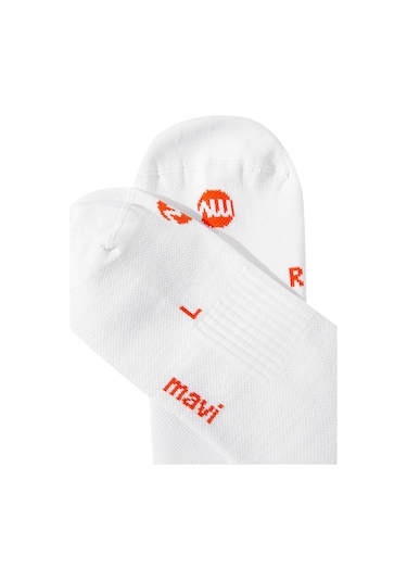 Mavi - Beyaz Aktif Patik Çorap 0911035-620 Beyaz