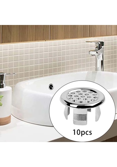 Suntek Mutfak Mesh Için 10 Adet Lavabo Taşma Kapağı Taşma