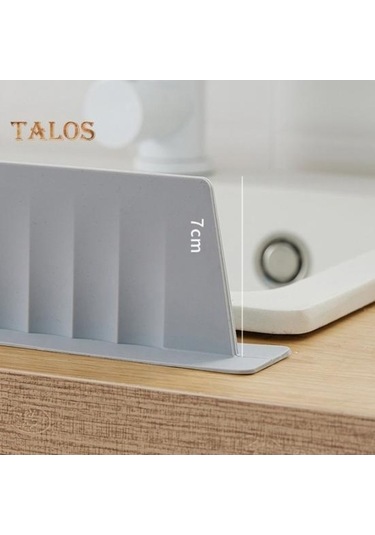 Pazly Koyu Gri Mutfak Su Bölmesi - Silikon Su Engelleme Kurulu - Restoran İçin Dayanıklı Koyu Gri