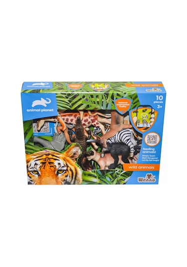 SH-D5801 Kutulu 10 Parça Vahşi Hayvan Seti - Vardem Oyuncak