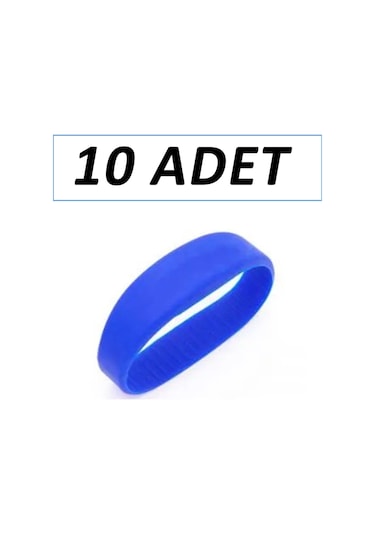 Mifare 13.56 Mhz Silikon Bileklik 10 Adet