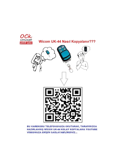 Akıllı Kopyalanabilir Kepenk Garajı, Otopark Kumandası Wicom Uk44