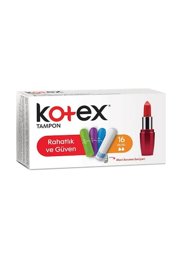 Kotex Tampon Mini 288 Li Set 18pk 16