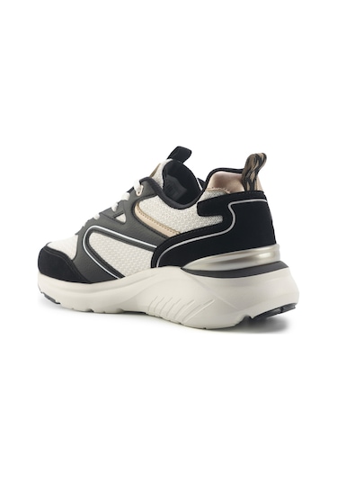 Kinetix Plera Tx W 5fx Ekru Kadın Sneaker Bej-sıyah-karamel Bej - Siyah - Karamel