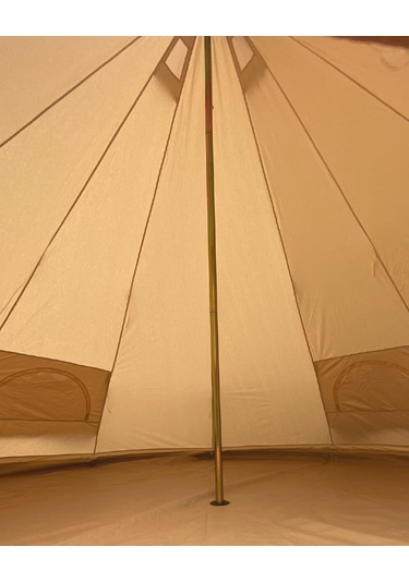 Campout Callısto 4 Mt Kanvas Kamp Çadırı Krem