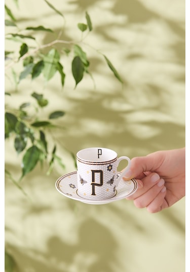 Karaca  P Harfli Kahve Fincanı 80 ml