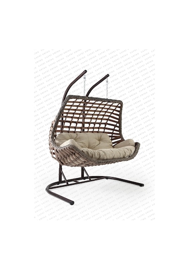 Cunda İkili Rattan Salıncak