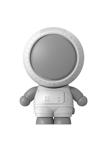 Asılı Boyun Elektrikli Fan Astronot Karikatür Elektrikli Fan Uzay Yıldızı Yeni Mini Fan At4yfn Beyaz