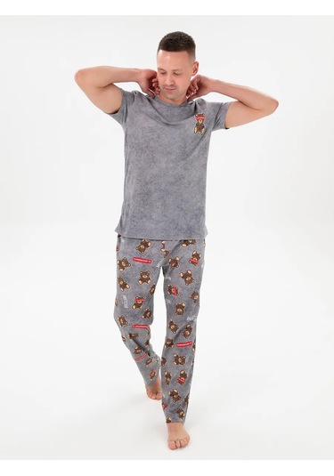 Instınıty Evde Giyilen Pantolon Takımı 316704875 Gri