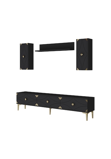 Tvr1897ag Alfa Tv Ünitesi Takımı Antrasit-gold 180cm