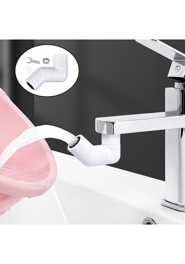 Suntek Mutfak Için 720d Tasarruf Evye Musluk Başlığı Su Beyaz