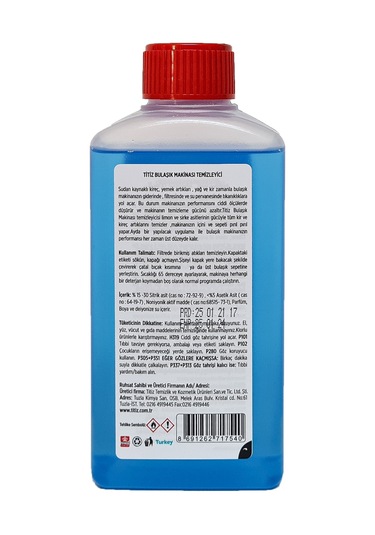 Titiz Bulaşık Makinesi Temizleyici Sıvı 250 ML