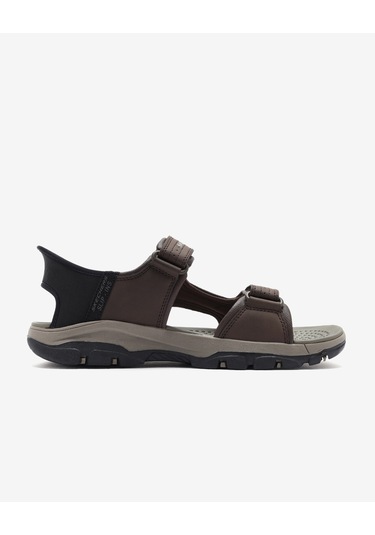 Skechers Tresmen - Reece Erkek Kahverengi Sandalet 205289 Choc Kahverengi