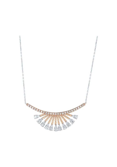 0.56 Karat Pırlanta Trend Kolye T13569 Beyaz