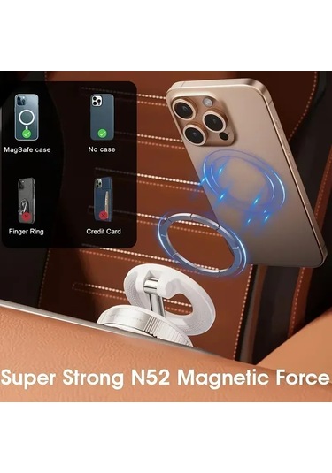 Dongjing 2025 Yeni Magsafe Araç Montajı Abs Güçlü Mıknatıslı 1 Adet