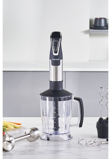 Homend Handmaid 1966h Inox Xlarge Hazneli, Çift Bıçaklı Blender Set