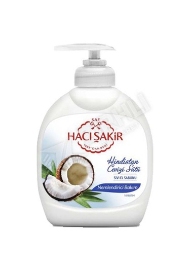 3 Adet Hacı Şakir Hindistan Cevizli Sıvı Sabun 300 Ml