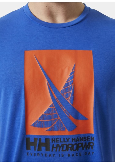 Helly Hansen Hp Race Graphic Erkek T-shirt-27978-mavi Mavi