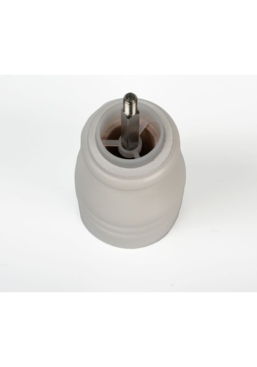 Beyaz Ahşap Tuz Ve Karabiber El Değirmeni Öğütücü Grinder 12 Cm Beyaz