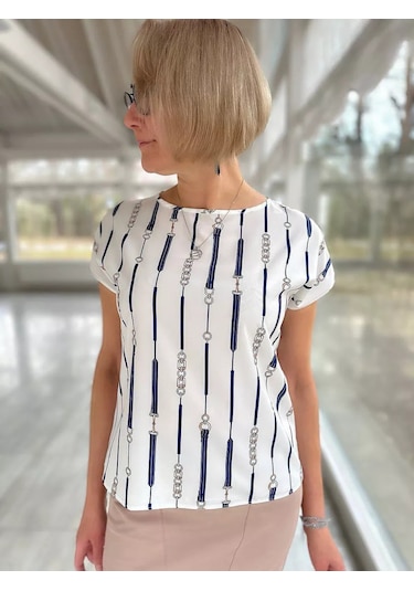 Nıka & Collectıon Ceket Altı Giyilebilen Kısa Kollu Bluz 221901284