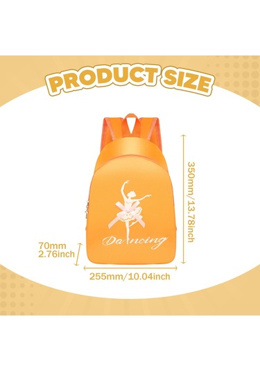 Suntek Bale Dans Sırt Çantası Sevimli Çocuk Seyahatleri İçin Turuncu